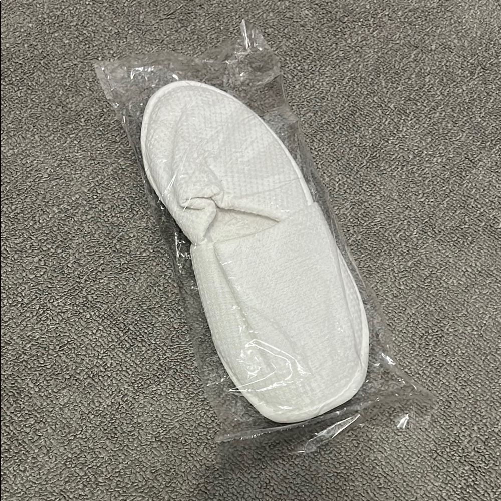 White Spa Slippers